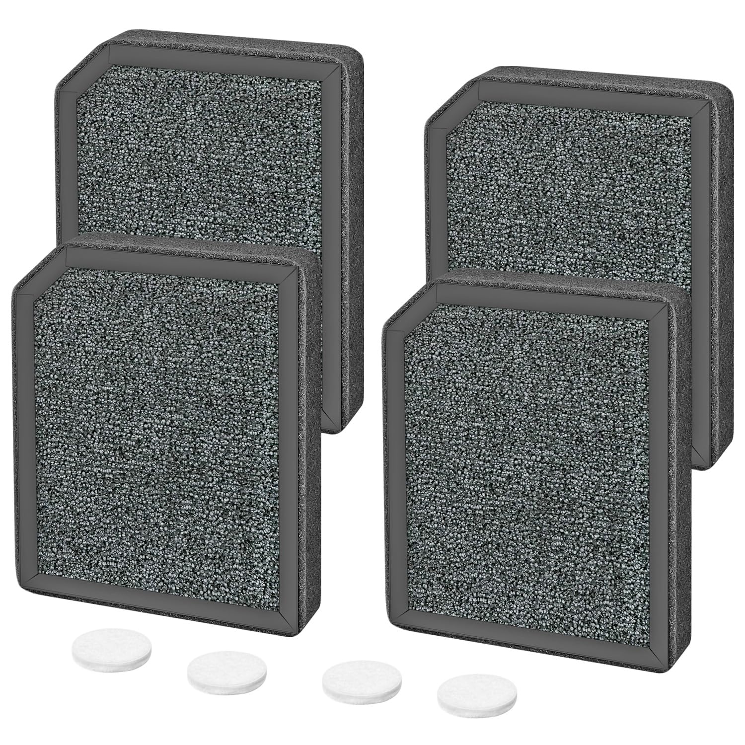 Can-Meageren AP1501 HEPA Replacement Filter, Compatible with Aircillin AP1501 Air Purifier, H13 3-in-1 HEPA Filter High-Efficiency Carbon Filter Filtration (4 Pack)