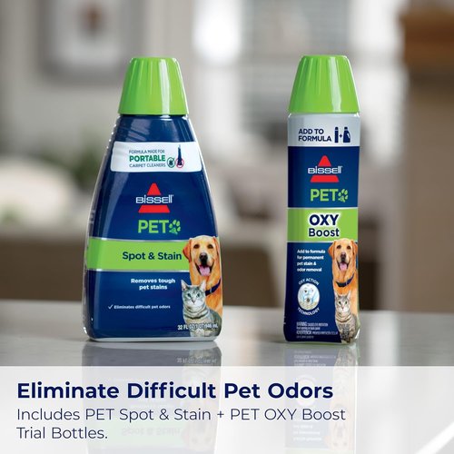 Bissell Little Green Portable Carpet Cleaner - Pet-Friendly Auto Detailer | Gray/Blue, 3353