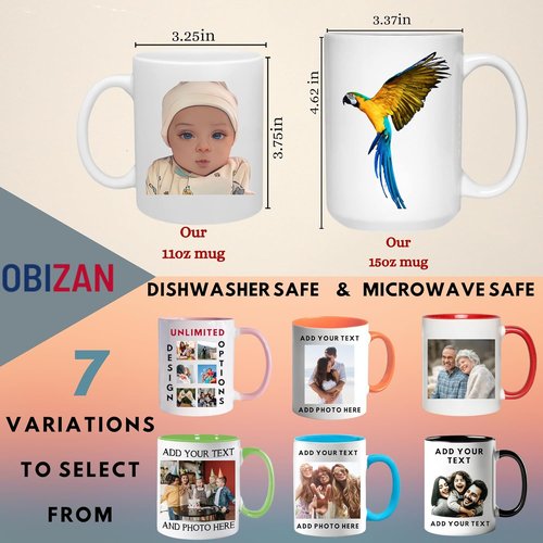 Custom Coffee Mug - Personalized 11oz Ceramic Mug with Photo, Text, or Logo | Unique Gift for Any Occasion