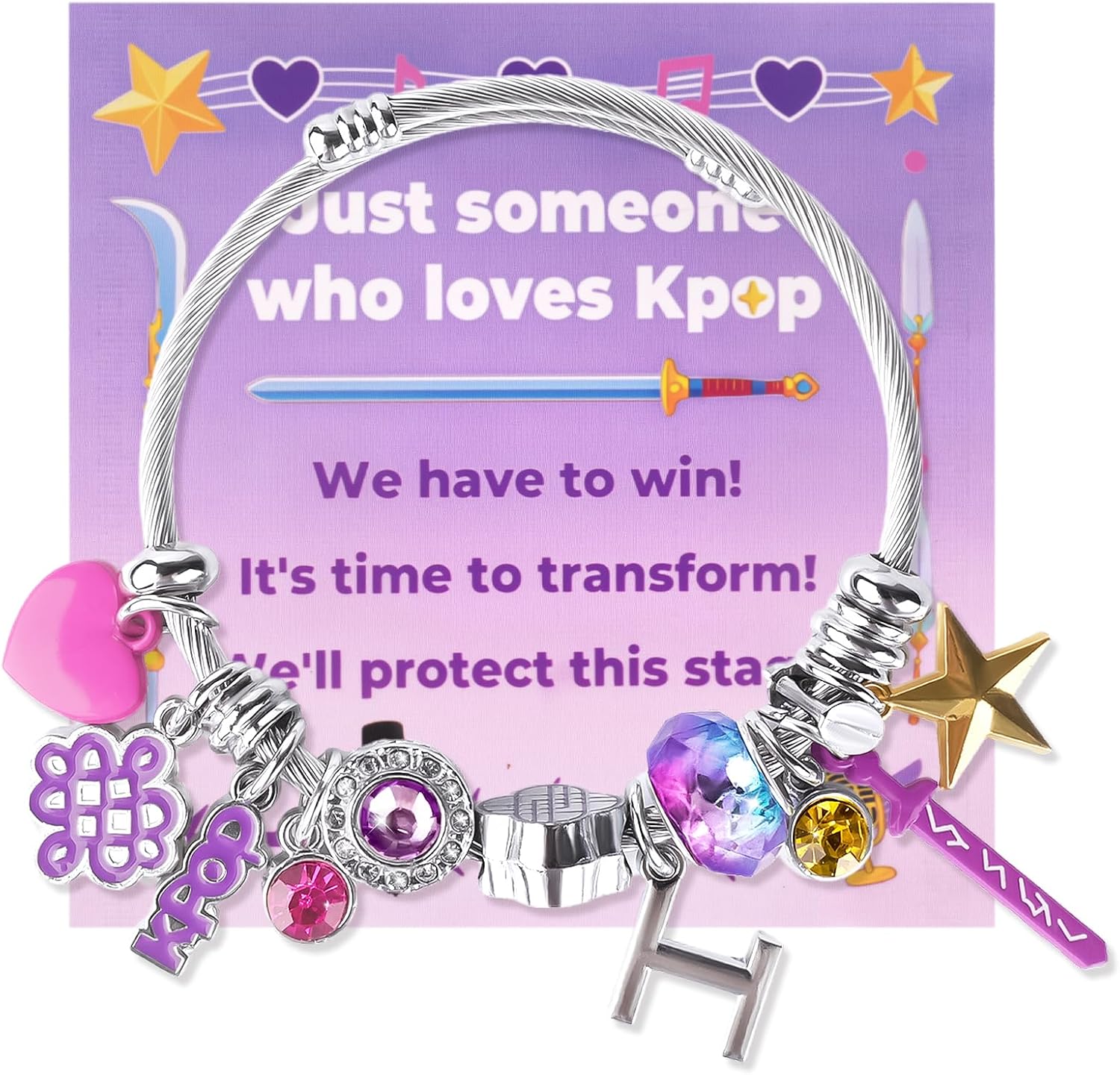 Skiennix KPop Bracelet - Stylish Jewelry Gift for Women | Perfect for Fans & Christmas Celebrations