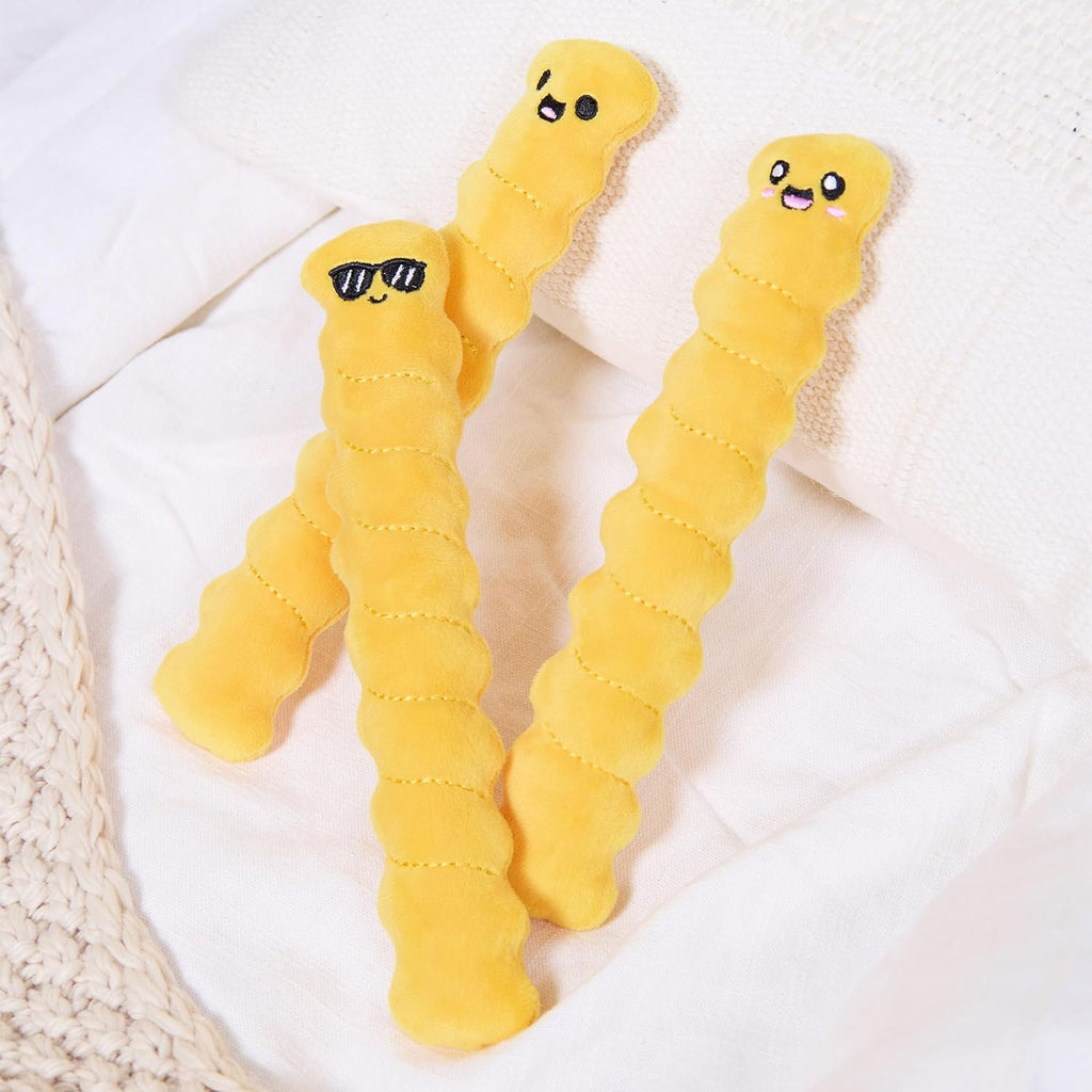 WHAT DO YOU MEME? Plush Emotional Support Crinkle Fries - Soft & Cuddly Comfort Toy