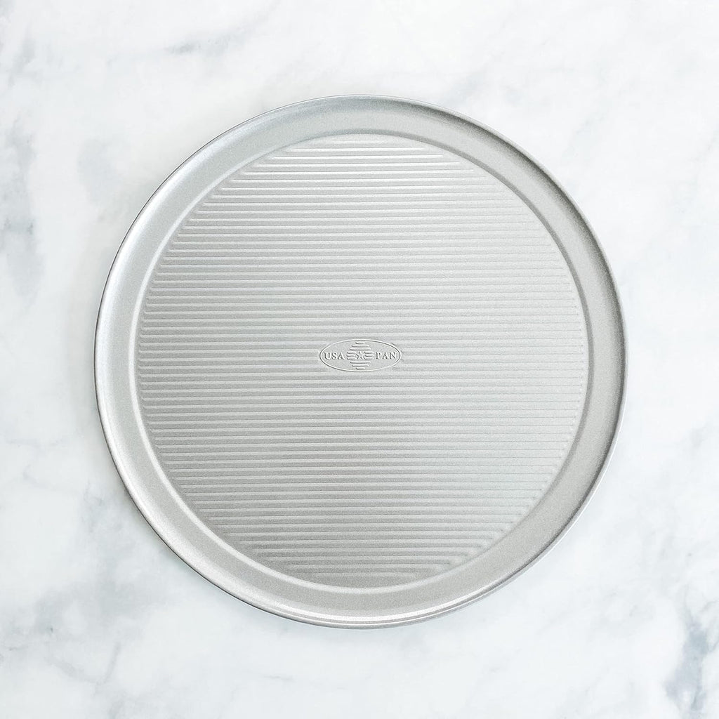 USA Pan Nonstick Pizza Pan - 16 Inch Wide Rim Design for Perfectly Baked Pizzas
