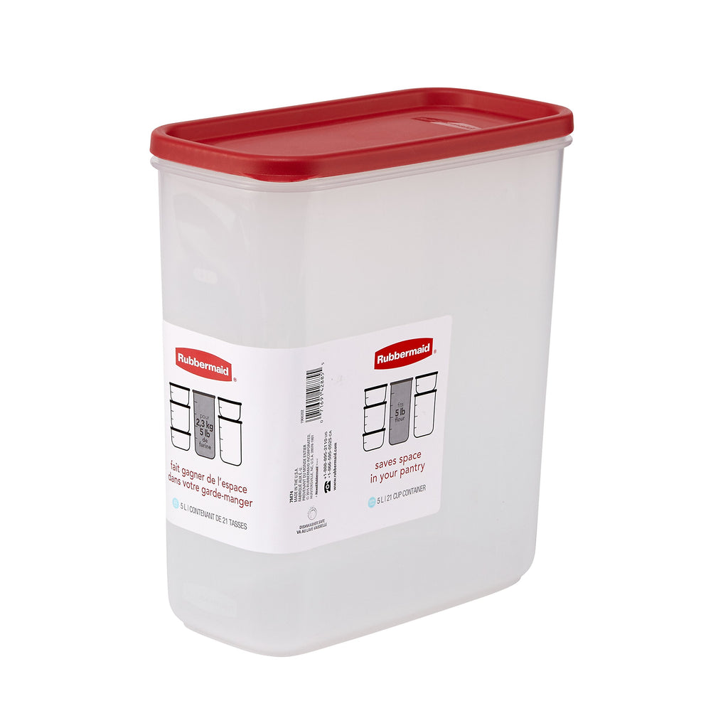 Rubbermaid 1776473 21C Dry Food Container 21-Cup Clear