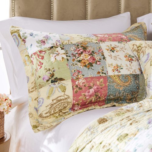 Greenland Home Fashions Blooming Prairie Standard Sham, Multicolor