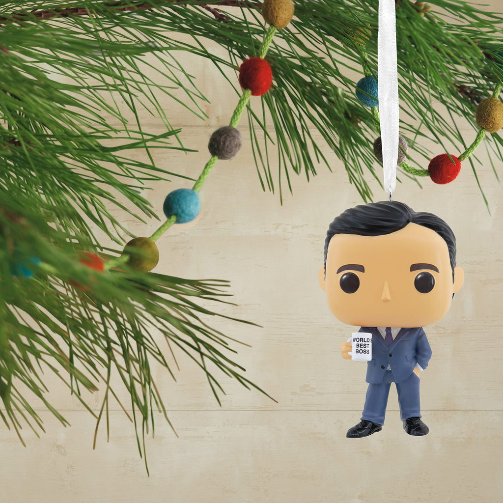Hallmark The Office Michael Scott Funko POP! Resin Christmas Ornament