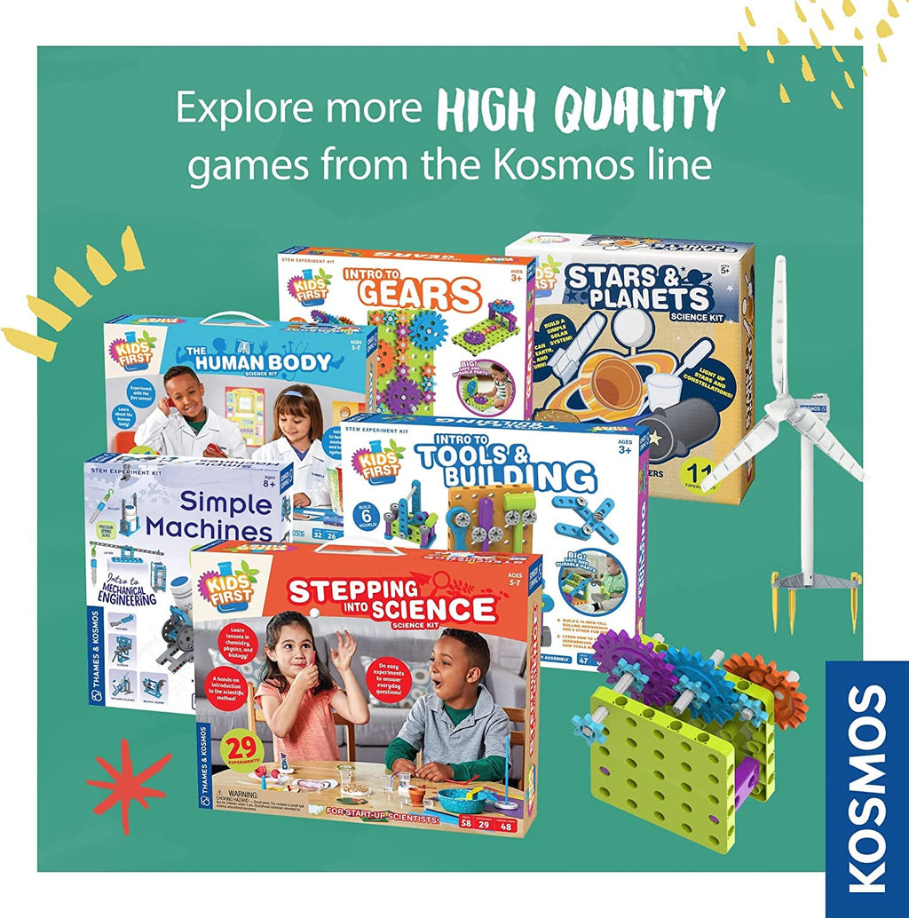 Thames & Kosmos ReBotz: Pogo – The Jammin’ Jumping Robot | Build a Wacky Motorized Robot! | Collect All 4 | Combine to Make New Robotic Creations | Great Stocking Stuffer, Easter Basket Goodie