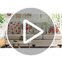 Vibrant Daisies Throw Pillow Covers Set of 4 - 18x18 Inch Floral Decor