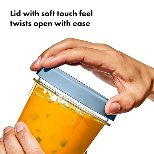 OXO Good Grips Twist & Stack Container – 20 oz – 2 Pack