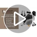 Homeify Adjustable Memory Foam Travel Kit with Foot Hammock & Phone Holder - 6 Piece Set, Grey