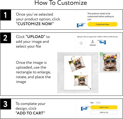 Custom Poster Print - Create Your Own Personalized Photo Poster | Premium Vinyl Wall Art - 8x10 Inches