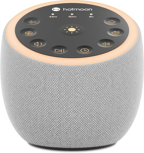 Hotmoon Sound Machine - Dual-Speaker White Noise Device with 40 Relaxing Sounds & Timer | Pink, Brown, Green Noise for Sleep and Office Privacy