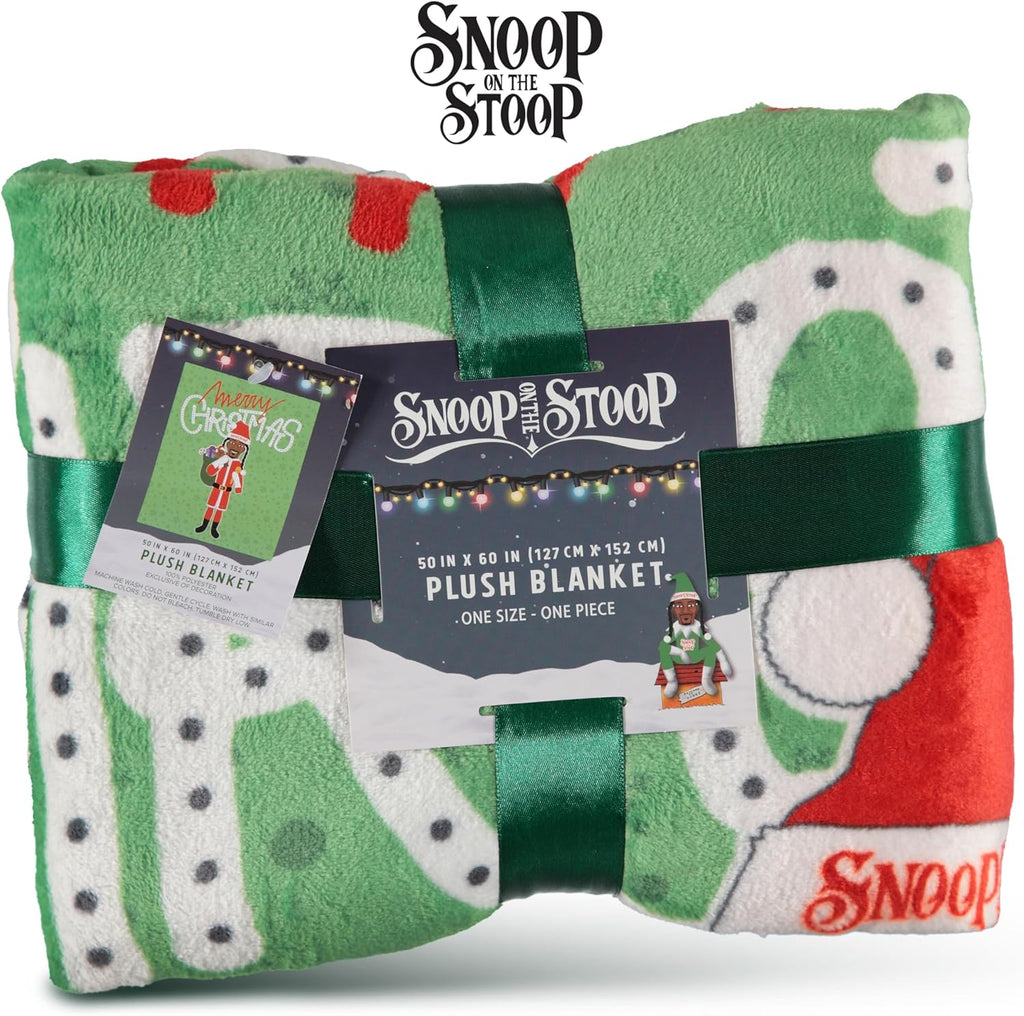 Snoop Dogg Christmas Throw Blanket - Cozy 50" x 60" Soft Fleece for Couch | Perfect Secret Santa Gift