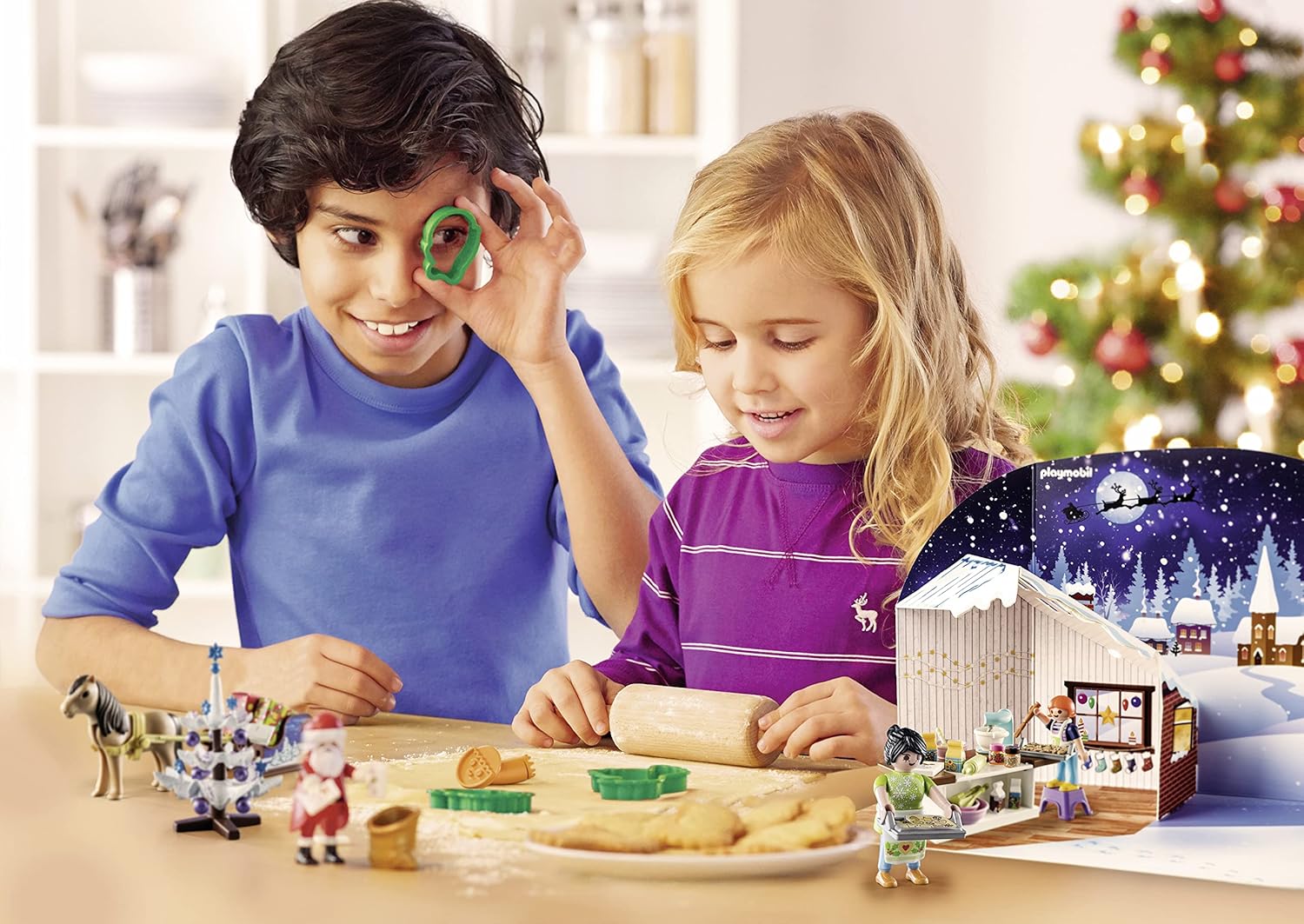 PLAYMOBIL Advent Calendar - Festive Christmas Baking Fun for Kids | Holiday Countdown Activity