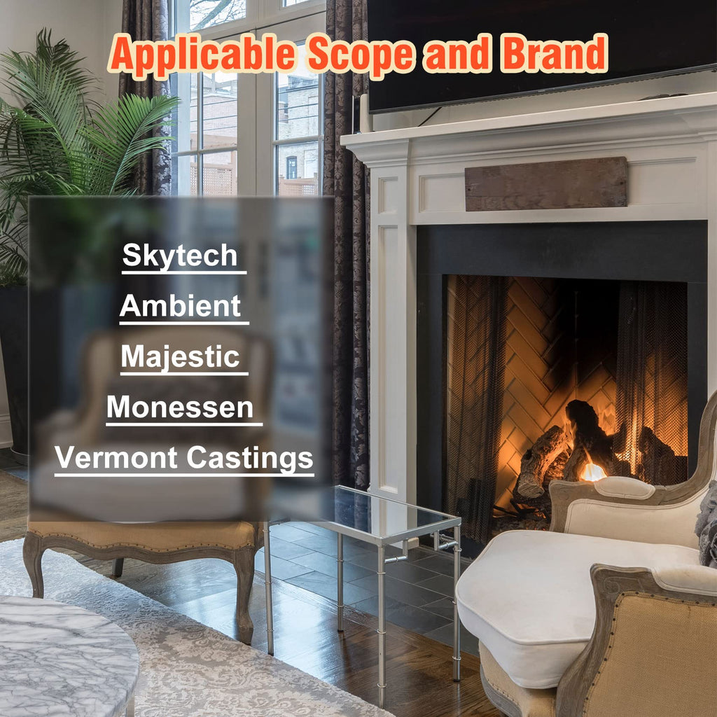 Upgraded Fireplace Remote Control Kit,Fit for skytech 1001 Napoleon Empire Rasmussen Superior Kingsman Regency and More.Temper Adjustment,Child Protection, LCD Screen,Control Millivolt Gas Valves