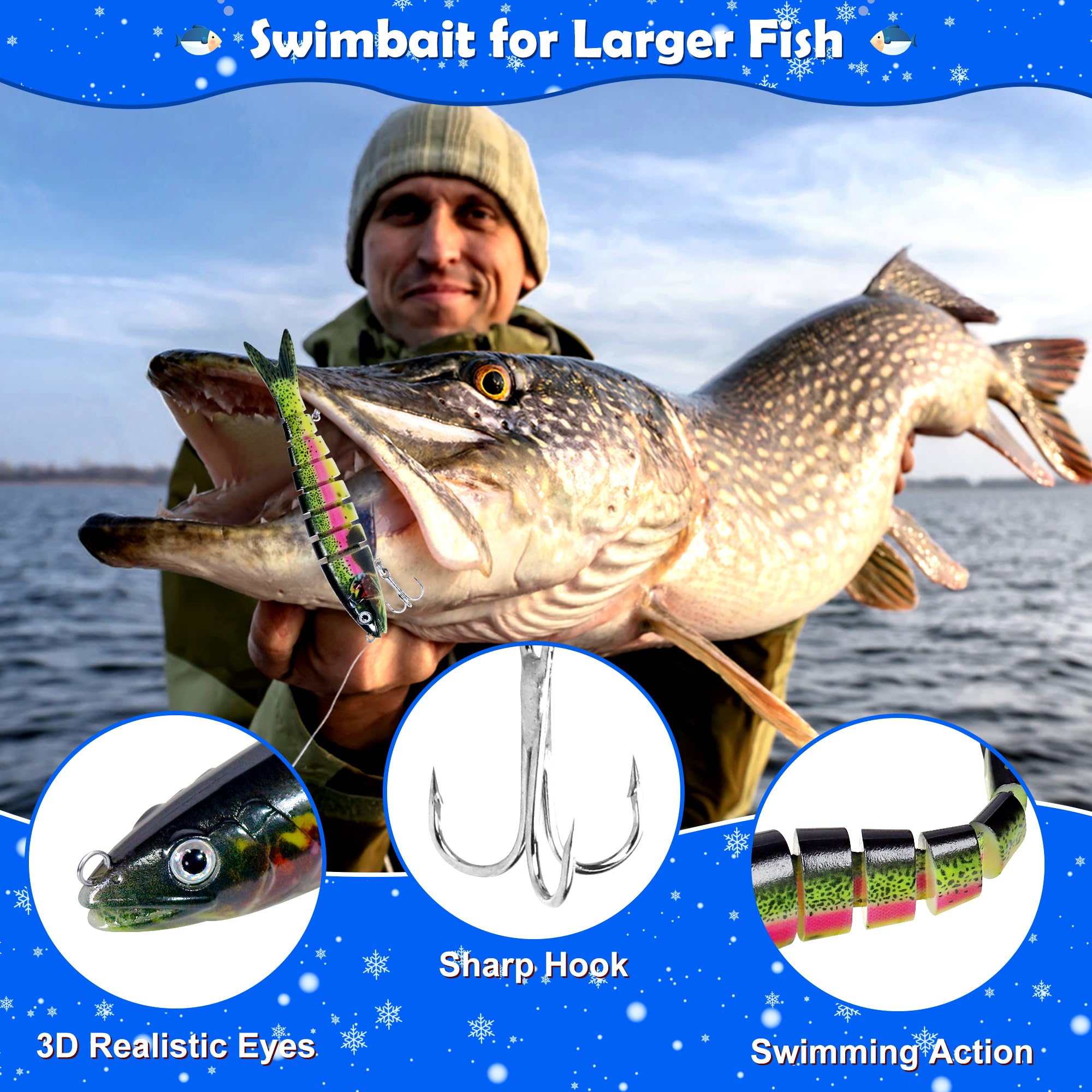 Fishing Advent Calendar 2025 for Teen Boys Adult Fisher Men Fishing Lures Advent Calendar 2025 for Christmas Countdown Adv ent Fishing Gear Cale ndar 2025 Christmas Gifts for Teens Men