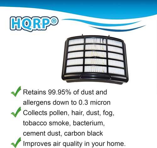 HQRP Filter Kit - HEPA & Foam/Felt Compatible with Shark Navigator NV350 Series | Ultimate Clean Solution