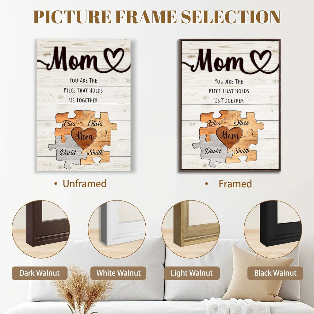 Regine Switzerland Personalized Mother's Day Gift | Custom Puzzles & Canvas Prints for Mom, Nana, Grandma