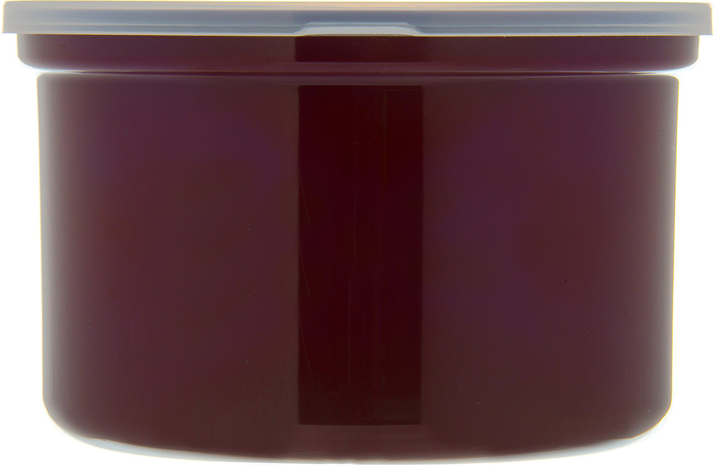 Carlisle FoodService Products Classic Round Storage Container Crock with Lid for Kitchen, Restaurants, Home, Plastic, 1.5 Quarts, Brown, (Pack of 6)