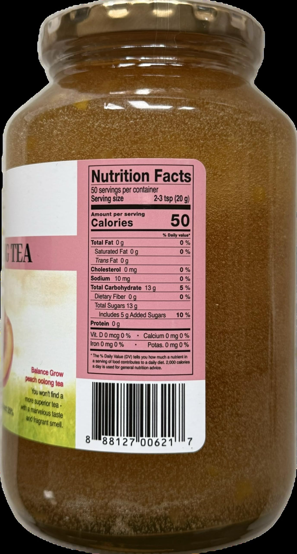 Balance Grow Peach Oolong Tea 2.2 lbs (35.27 OZ)