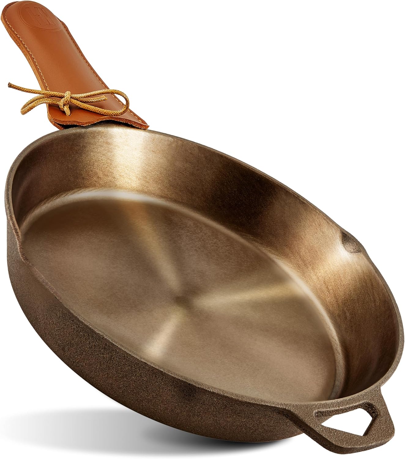 Modern Innovations 10-Inch Cast Iron Skillet - Pre-Seasoned, Heavy-Duty Non-Stick Frying Pan for Versatile Cooking
