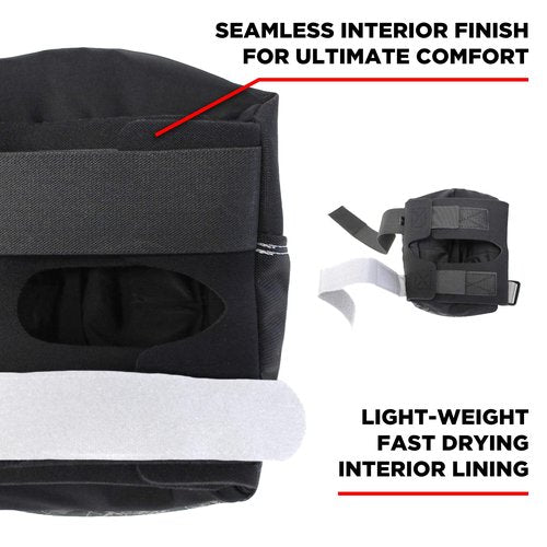 187 Killer Pads Pro Knee Pad, Black/White, Medium