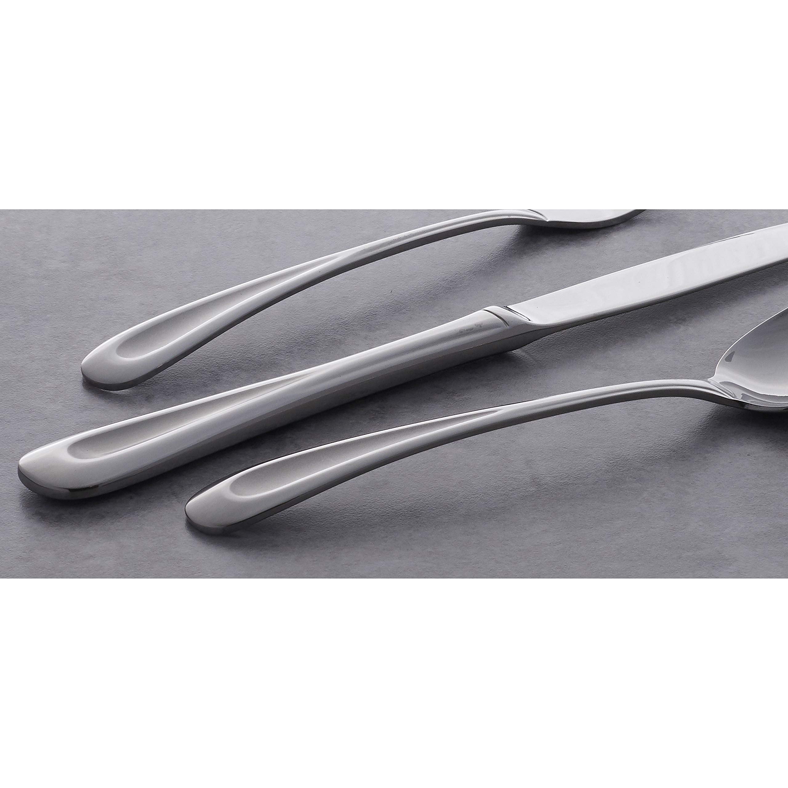 Oneida Satin Sand Dune Flatware, 45 Piece, Multi & Satin Sand Dune Everyday Flatware Teaspoons, Set of 4