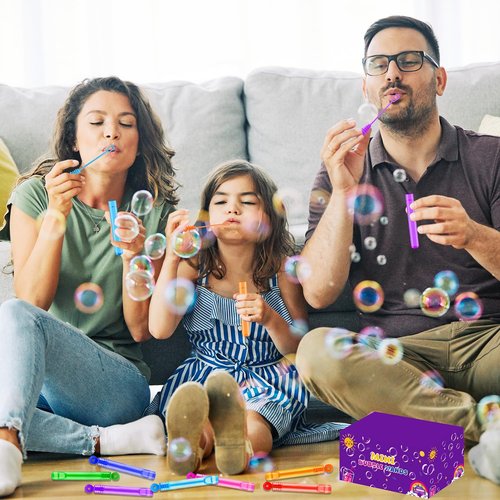 Bubbles Party Favors - Mini Bubble Wand Toys for Kids | 20-300 Pack for Goodie Bags & Outdoor Fun