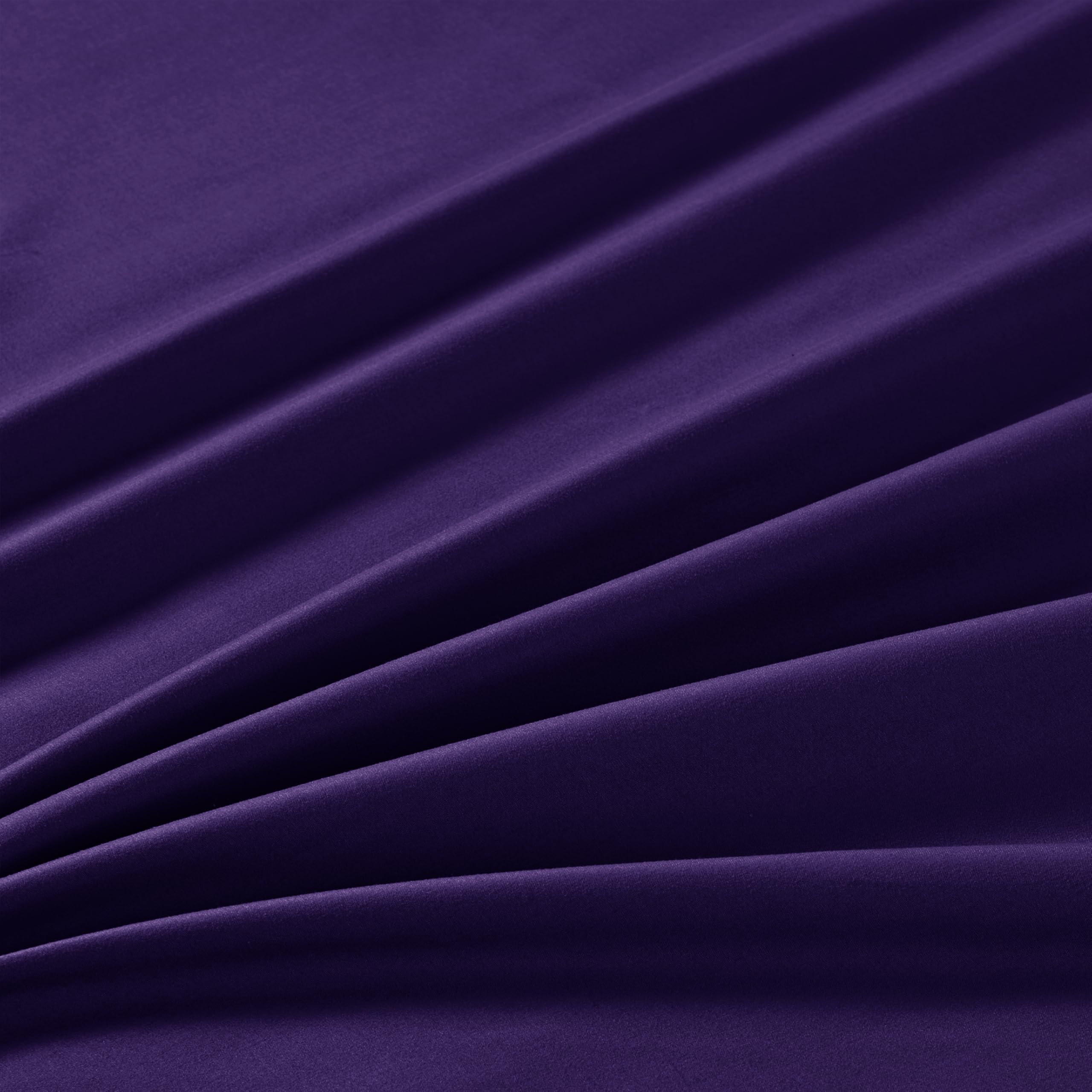 Manyshofu Extra Deep Pocket King Size Sheets - Hotel Luxury 1800 Thread Count Sheets & Pillowcases - Microfiber Bedding Set up to 24" Mattress - Purple Bed Sheets 18-24 Inch Deep Pockets - 4 Piece