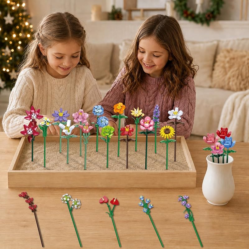 Flower Building Blocks Advent Calendar 2026 – Flower Edition