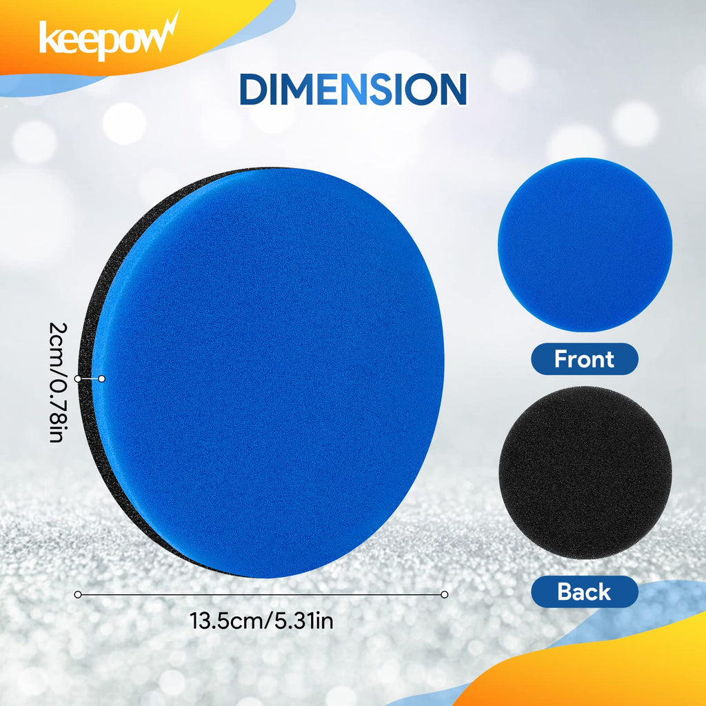 KEEPOW Febreze Vacuum Filter Compatible with Bissell Cleanview & PowerGlide Pet Vacuum, 3 Pack, Part #12141