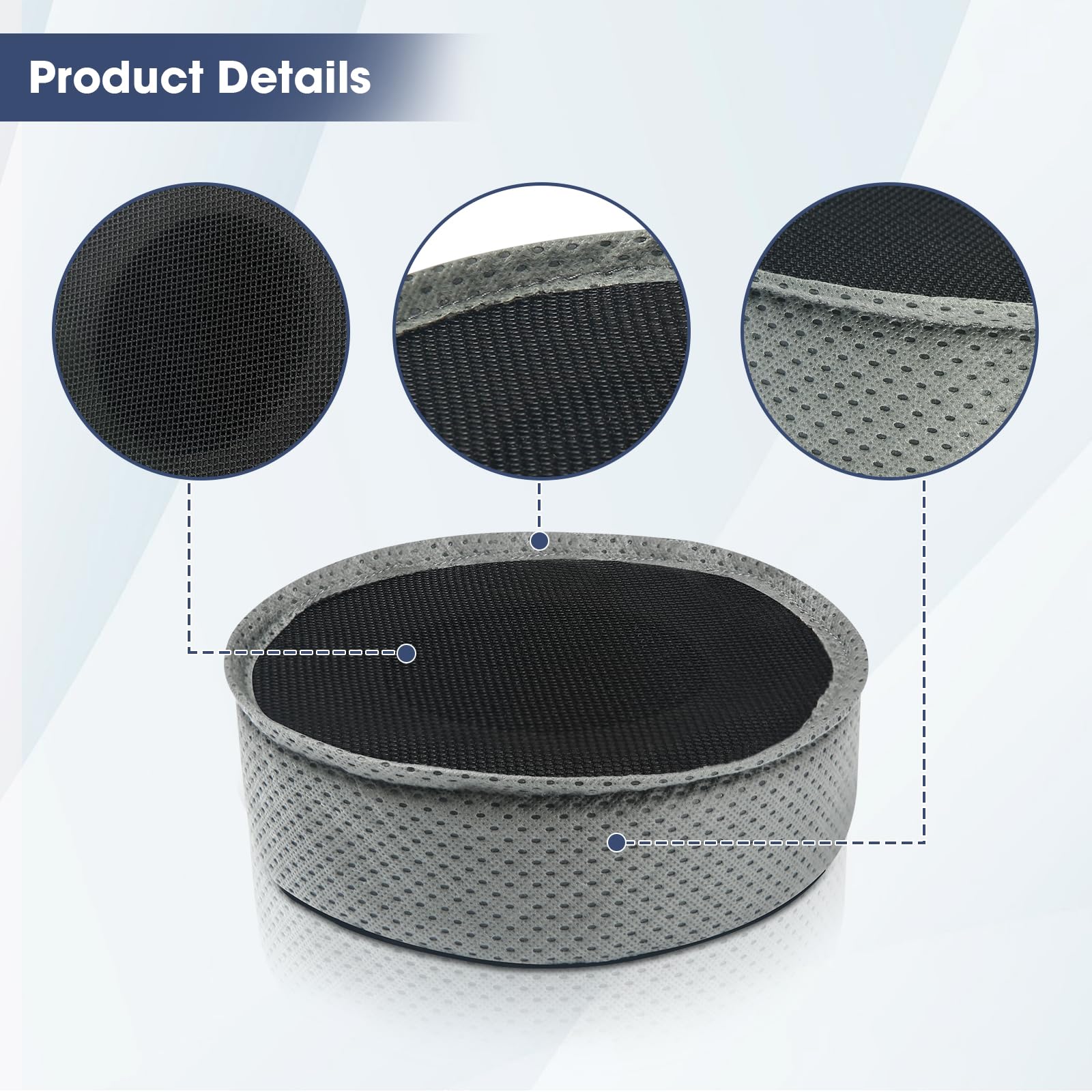 105800 Sound Muffler Filter for ProTeam Backpack Vacuums 6QT Pro Team Vacuum Parts for Super QuarterVac, AviationVac, ProVac BP Vacuum Cleaner Filter