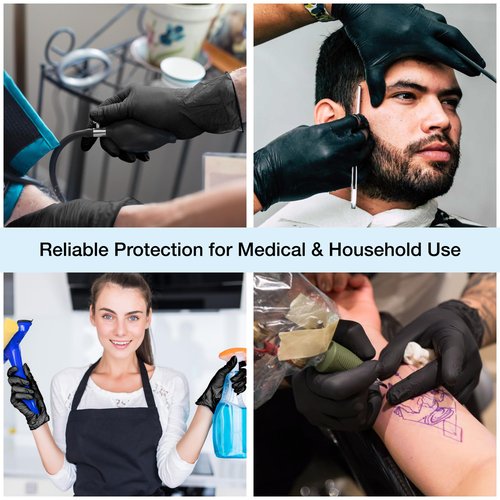 1st Choice Medium Gloves, Case of 1000, Disposable, Latex Free, Exam Grade, Glove for Cooking - 4 mil