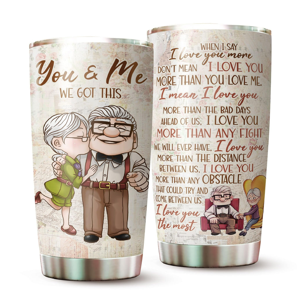 MARSANA Gifts for Her - Valentine Couple Cup - 20 Oz Tumbler