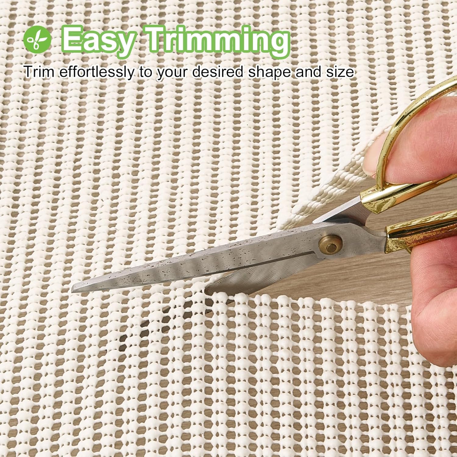 Songrey Non-Slip Rug Pad Gripper - Extra Thick 2x3 FT Carpet Pad for Hard Surfaces | Prevents Sliding & Protects Floors