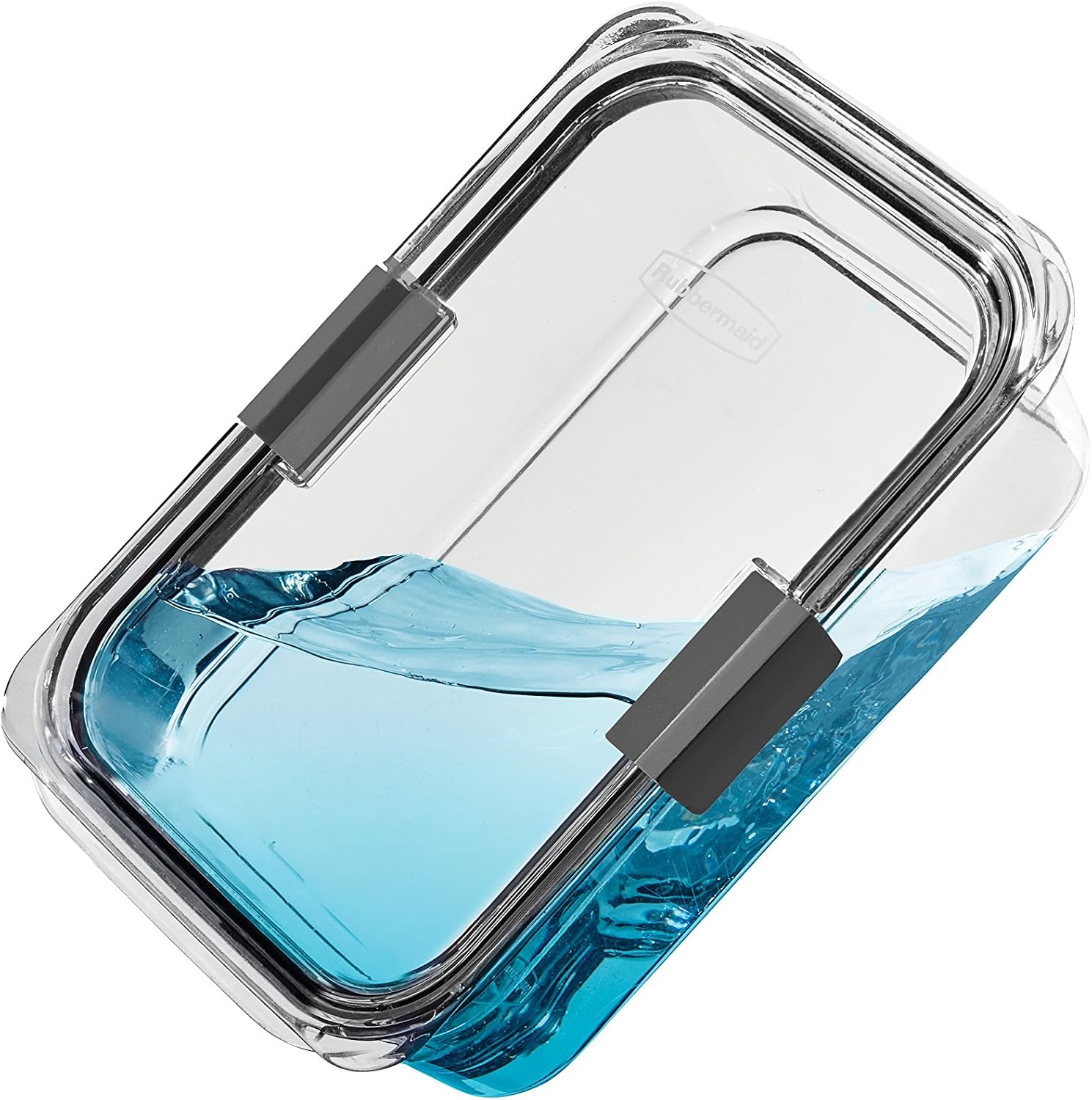 Rubbermaid Brilliance Large Food Storage Container - 9.6 Cup, BPA-Free, Leak-Proof, Clear