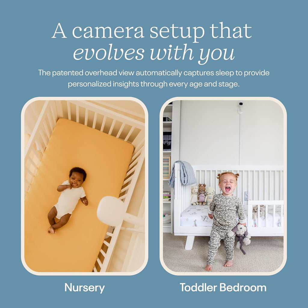 Nanit Pro Smart Baby Monitor - 1080p Wi-Fi Video Camera with Night Vision & 2-Way Audio | Remote Viewing