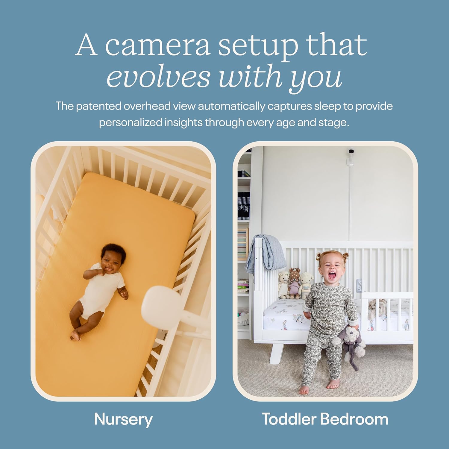 Nanit Pro Smart Baby Monitor - 1080p Wi-Fi Video Camera with Night Vision & 2-Way Audio | Remote Viewing