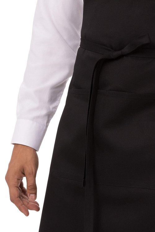 Chef Works Unisex Butcher Apron, Black, One Size (2 Pack)