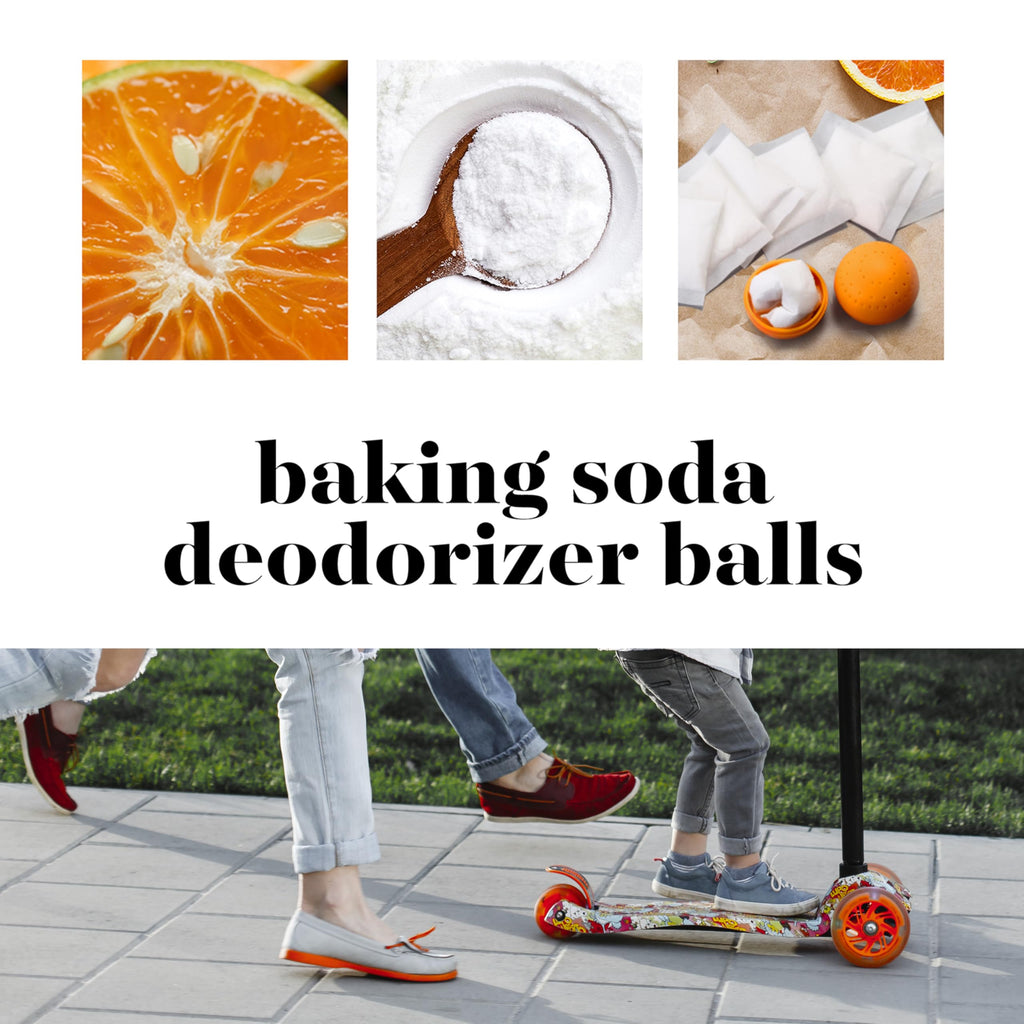 9 Pack Baking Soda Deodorizers, Shoe Deodorizer Balls, Air Freshener for Home, Odor Eliminator for Closets Bathroom Pets, Up to 180 Days