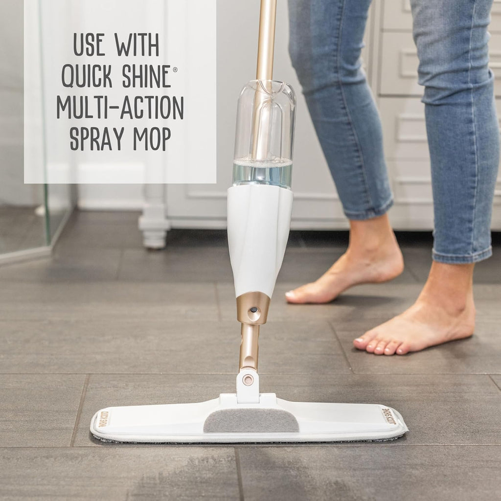 Quick Shine Hardwood Floor Cleaner 64oz - Streak-Free, No Rinse Formula | Perfect for Spray & Vac Mops
