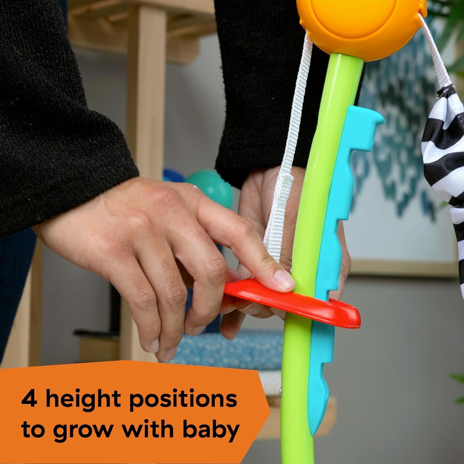 Baby Einstein Ocean Explorers 2-in-1 Activity Jumper & Floor Toy - Max Weight 25 lbs, Ages 6+ Months