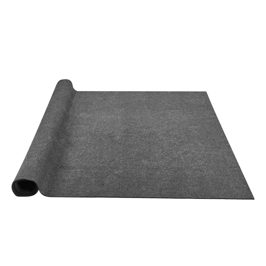 VEVOR 8' x 10' Rug Pad Gripper Without Slip-Resistance - 1/4" Thick Polyester Felt Padding Cushion for Area Carpet Runner Hardwood Floors Living Room - Grey