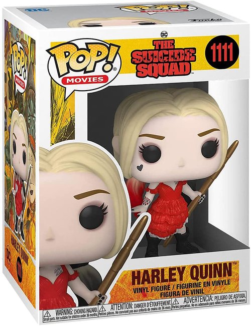 Funko Pop Movies: The Suicide Squad - Harley Quinn - (Damaged Dress) - Suicide Squad 2 - Collectable Vinyl Figure - Gift Idea - Official Merchandise - Toys for Kids & Adults - Superheroes Fans
