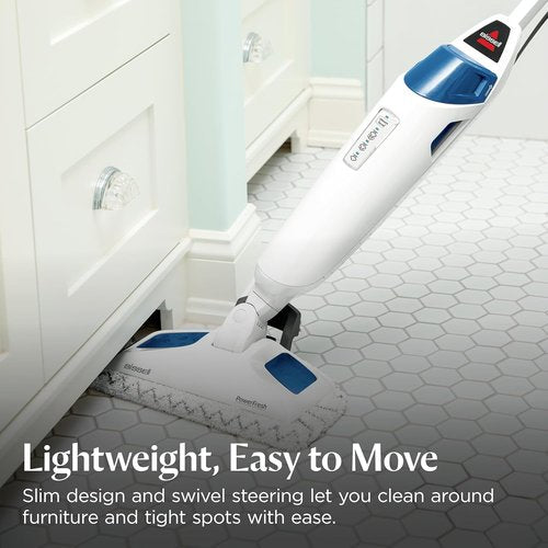 BISSELL Steam Mop 1940A - PowerFresh Floor Cleaner for Hardwood & Tile | Natural Sanitization, 12” Cleaning Path