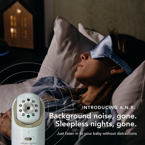 Infant Optics DXR-8 PRO Video Baby Monitor - 720P HD Display, Active Noise Reduction, Interchangeable Lenses