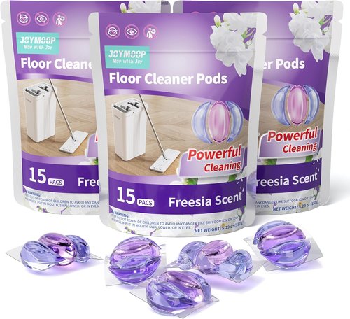JOYMOOP Floor Cleaner - 45 PCS Mopping Solution for Hardwood Floors | Compatible with Mop Bucket