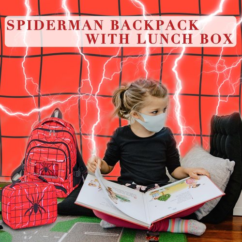FunnyGifts Small Lunch Bag with Snack Bag for Kids Boys Girls Insulated Lunch Box for School Work Pinic For Back to School Reusable Freezable Small Cooler Bag for Elementary Kindergarten Primary