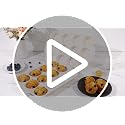 Vinino Silicone Muffin Pan - Nonstick, BPA-Free, 12-Cup Tray