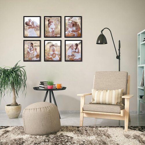Giftgarden 8x10 Picture Frame - Sleek Black Design for Wall or Tabletop Display