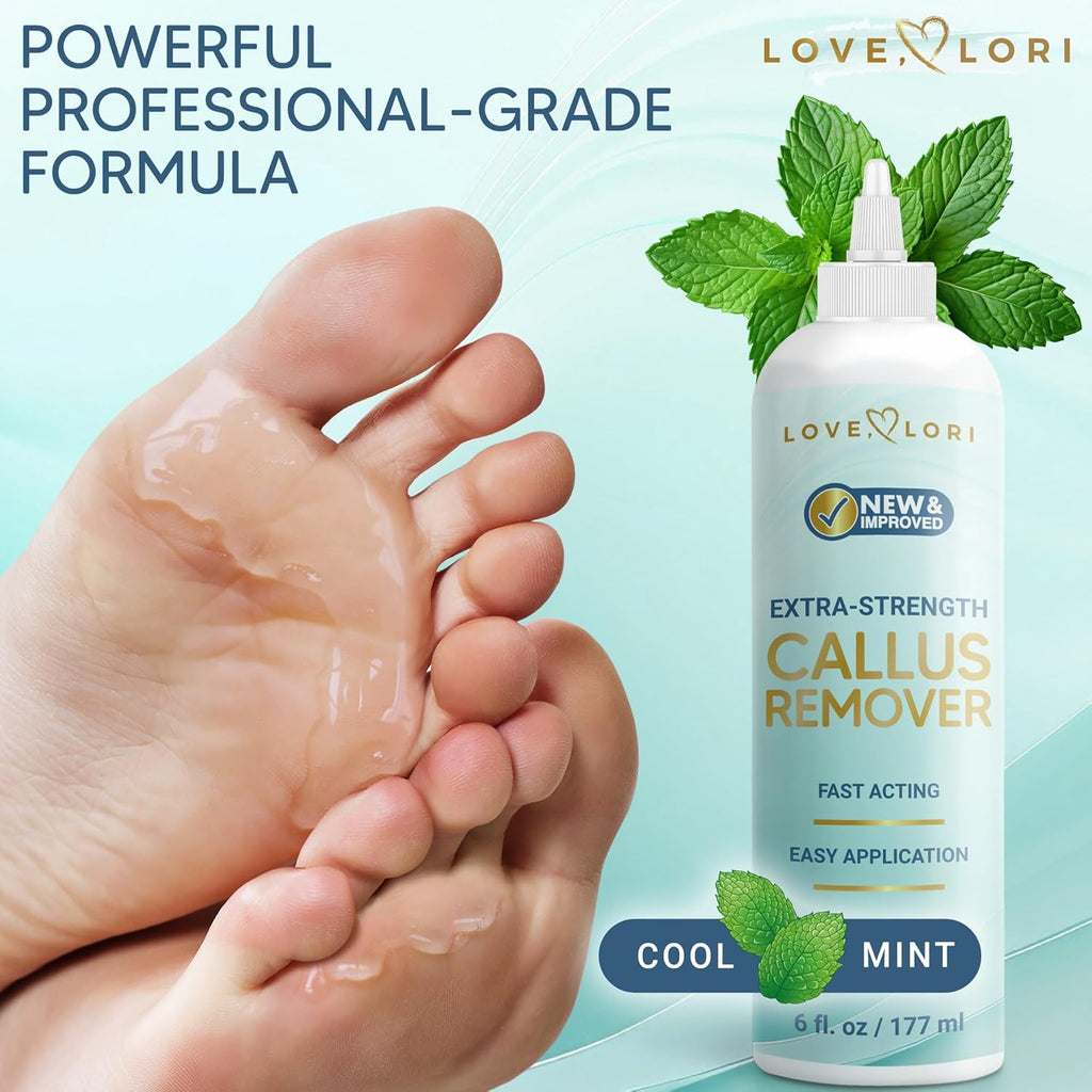 Regine Switzerland Callus Remover Gel - Extra Strength Foot Care Scrubber | 6oz Pedicure Essential